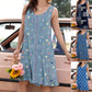 Vintage-kjole i denim uten ermer