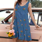 Vintage-kjole i denim uten ermer