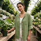 Dame sommerbluse med avslappet passform