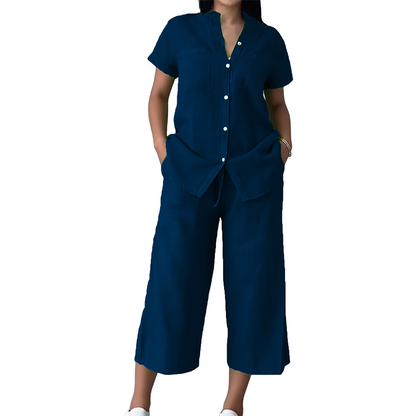 Dame sommerlig fritidssett – 2 deler