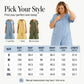 Uformell jumpsuit med korte ermer og vide ben for kvinner