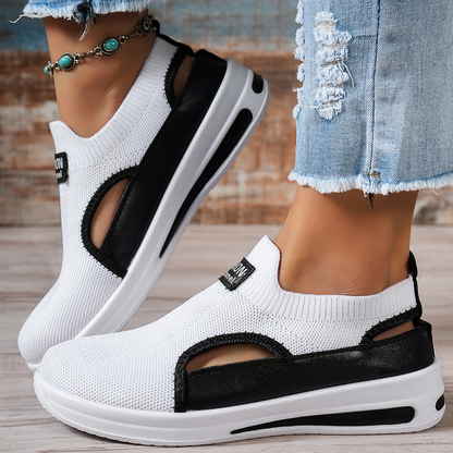Sommer-slip-on-tursko for kvinner