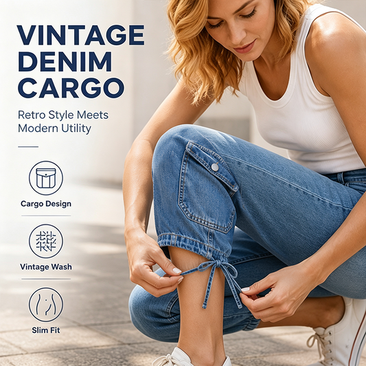 Capri-jeans med rett ben for kvinner