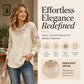 ⌛Tidsbegrenset tilbud – Elegant topp med blonder og lappeteppe-design for damer
