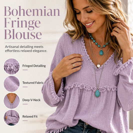 ⌛Limited-Time Offer-Women's Casual V-Neck Long Sleeve Top
