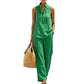 Women's Loose Sleeveless Top & Pants 2-Piece Set 