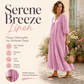 Women's V-Neck Pleated Maxi Dress