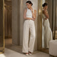 Women's Cotton Linen Straight Leg Pants
