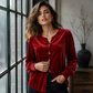 ✨🛍️Nyhet – Avslappet fløyelsbluse – Lett og elegant utførelse for hverdagslig eleganse