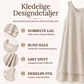 Kvinner ermeløs dobbeltlags kjole