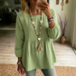Løs babydoll-top i fritidsstil for kvinner
