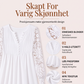 Damekjole med blonder og lange ermer