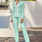 Dame 2-delt fargeblokk treningsdress-sett