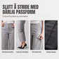 Elegante høytaljerede dressbukser for kvinner