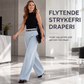 Elegante høytaljerede dressbukser for kvinner
