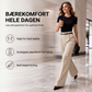Elegante høytaljerede dressbukser for kvinner
