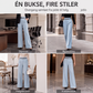 Elegante høytaljerede dressbukser for kvinner