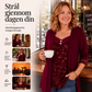 Dames topper med paljetter, sømløs to-delt look
