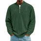 ✨ Men's Corduroy Quarter-Zip Pullover Sweatshirt | Casual Stand Collar Long Sleeve Top🔥