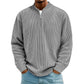 ✨ Men's Corduroy Quarter-Zip Pullover Sweatshirt | Casual Stand Collar Long Sleeve Top🔥