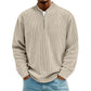 ✨ Men's Corduroy Quarter-Zip Pullover Sweatshirt | Casual Stand Collar Long Sleeve Top🔥