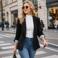 ☀️🧥Nye varer – Elegant cardigan-blazer – Mykt fall og allsidig styling, fra kontoret til kvelden