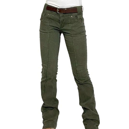 Chic stretch slanke jeans for kvinner