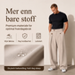 Rette, rynkefrie bukser for menn