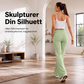 Løftede utsvaiede yogabukser
