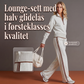 Dressursett med halv glidelås for kvinner