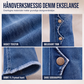Høytsittende slitte flare-jeans for kvinner