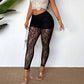 Dame Sexy Gjennomsiktige Blonde Mesh-bukser