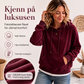 Dame-hettegenser i cordfløyel med lommer