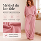 Dameløkkesett med vaffelstrikk