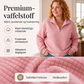 Dame Quiltet Grid Halvglidelås Genser