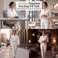 Elegant dressdress og buksesett med lange ermer