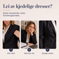 3-delt dresssett for kvinner: blazer, topp og bukser