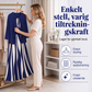 Flatterende geometrisk kjolesett