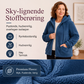 Løs sherpa-hettegenser for kvinner