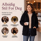 Løs sherpa-hettegenser for kvinner