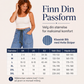Damelodde jeans med vertikale striper og strekk