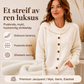 Strikket kardigan med uregelmessig krage for kvinner