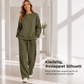 Dame todelt fritidsdress med lange ermer