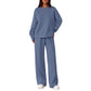 Dame todelt fritidsdress med lange ermer