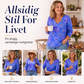 Elegant topp med blomsterprint og V-hals for kvinner