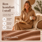 Kjole i strikket sweatshirt-stoff for kvinner, lange ermer