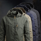 Klatrefeltjakke Vindtett yttertøy for menn Vanntett Softshell Tactical jakke