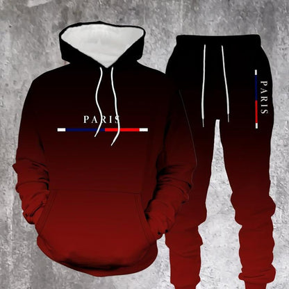 👖New arrival 40% OFF!🧥Men's Gradient Tracksuit Set - Hoodie and Sweatpants