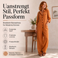 Dame vidbeinet cargo-jumpsuit