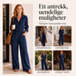Dame vidbeinet cargo-jumpsuit